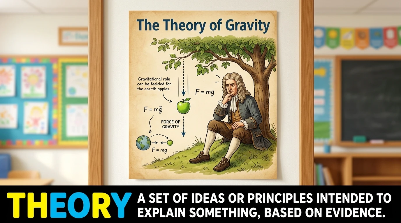 English Illustration for theory